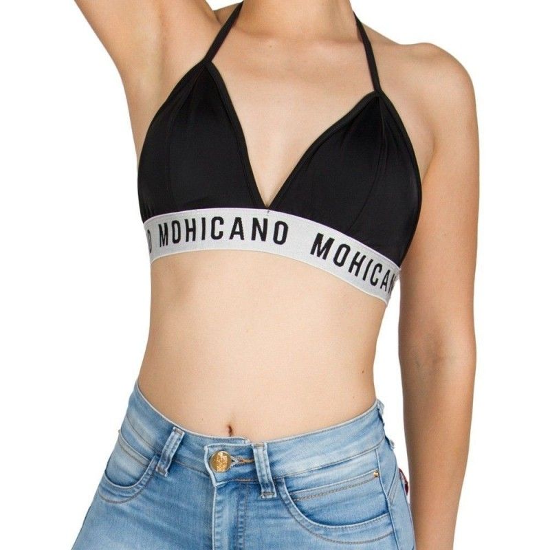 LINEA FITNESS BRALET MOHICANO NEGRO