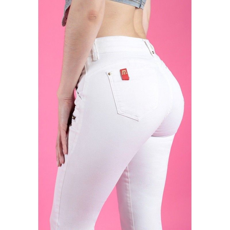 Jeans Blanco recto 2620