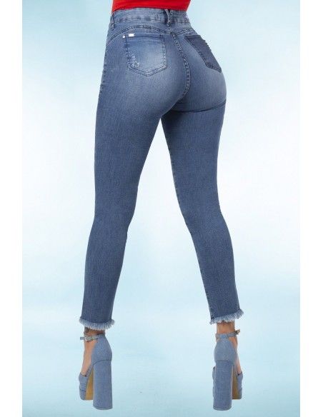 Jeans Alto Verano 3416 JANNET PATCHWORK