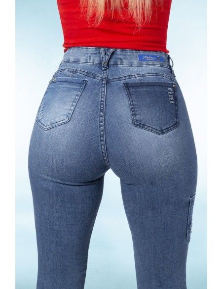 Jeans Alto Verano 3416 JANNET PATCHWORK