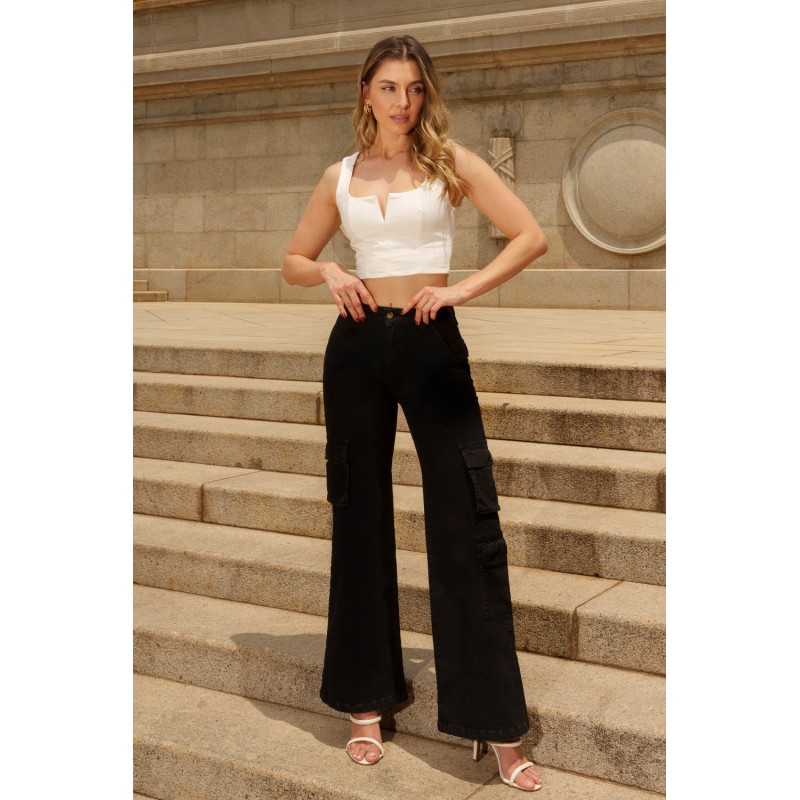 Cargo wide leg Bella 3787 Alto Verano