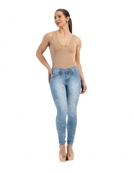 Skinny Zoe flores 3713-01 Avance Primavera