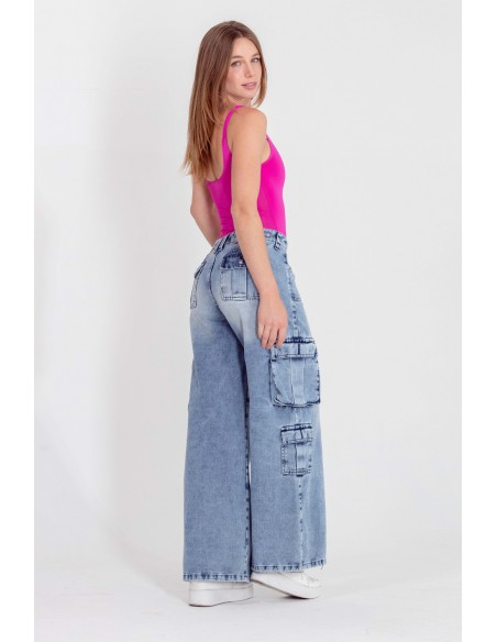 Jeans Cargo Lucky 3737-02 Avance Primavera