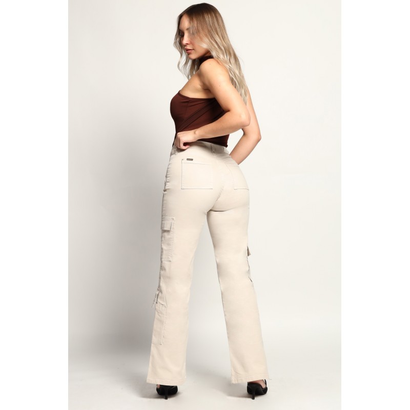 Jeans Palazzo Cargo 3846-06 otoño invierno