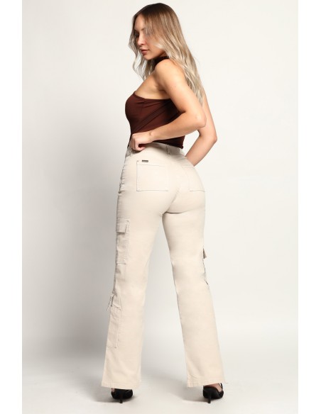 Jeans Palazzo Cargo 3846-06 otoño invierno