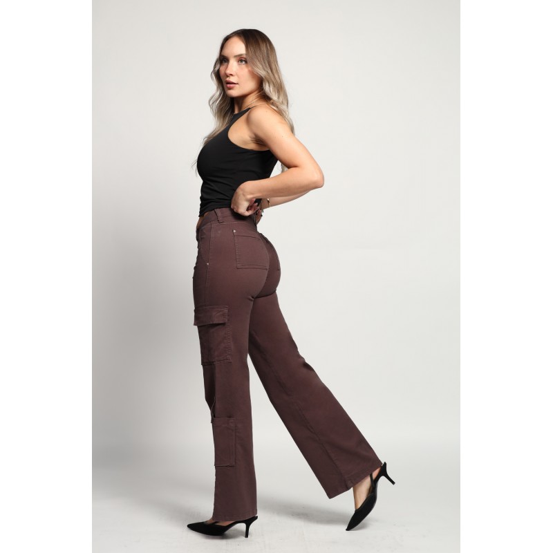 Jeans Palazzo Cargo 3846-04 otoño invierno 2