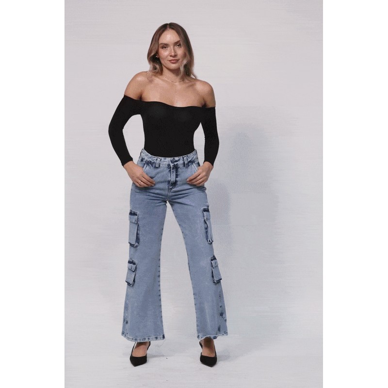 Jeans Cargo Reecto Sam 3892 otoño invierno