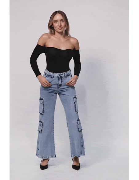 Jeans Cargo Reecto Sam 3892 otoño invierno