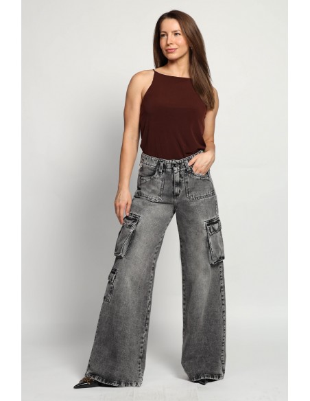 Jeans Palazzo Cargo 3893