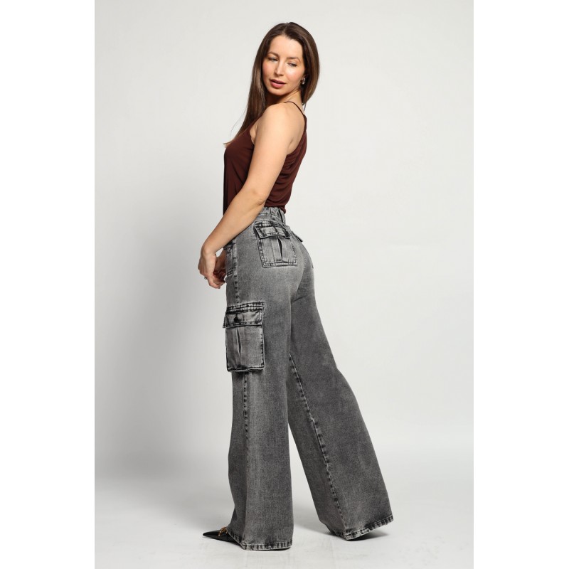 Jeans Palazzo Cargo 3893