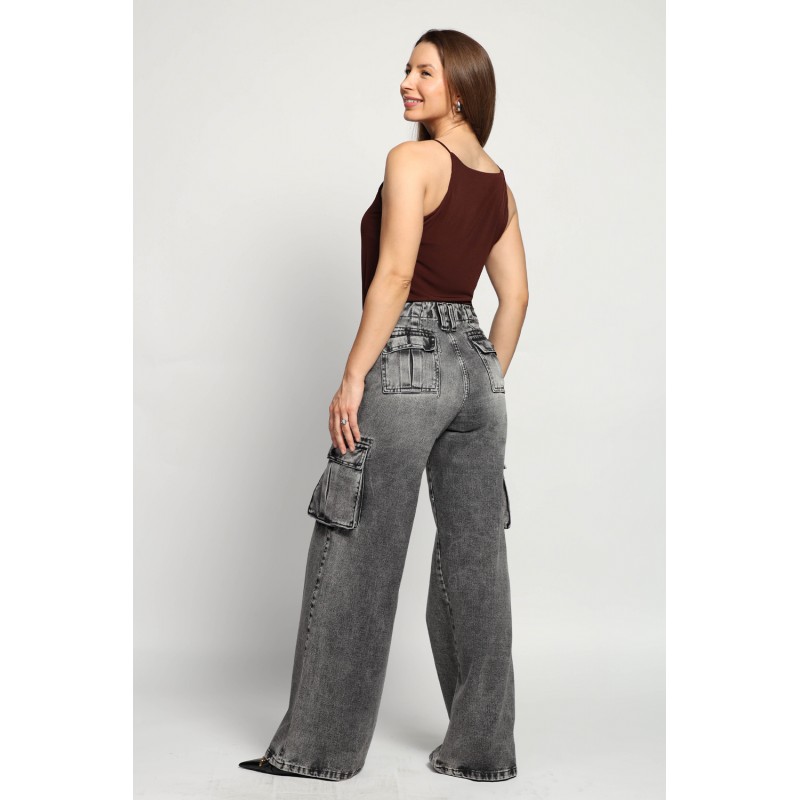 Jeans Palazzo Cargo 3893