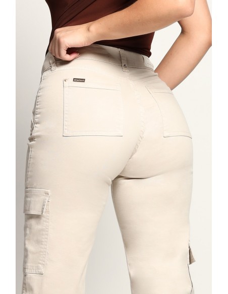 Jeans Palazzo Cargo 3846-06 otoño invierno