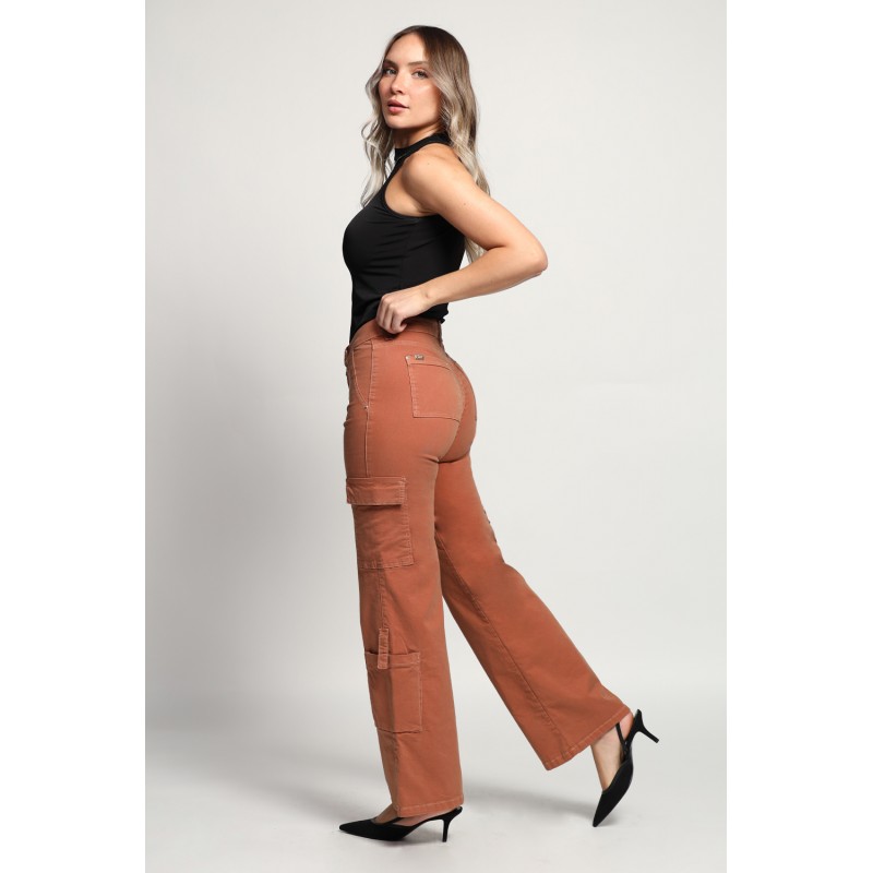 Jeans Palazzo Cargo 3846-71 otoño invierno 2