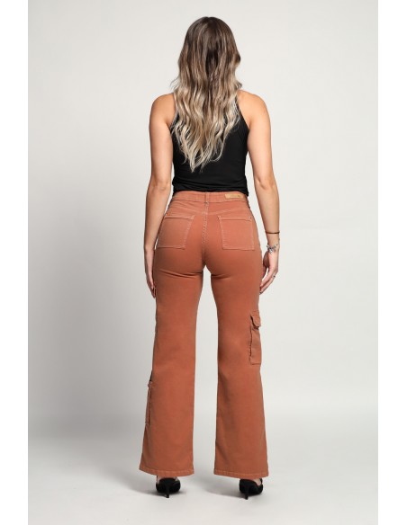 Jeans Palazzo Cargo 3846-71 otoño invierno