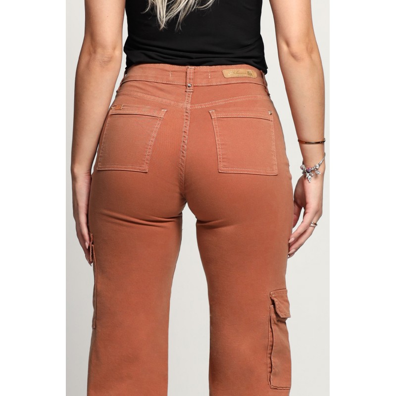 Jeans Palazzo Cargo 3846-71 otoño invierno