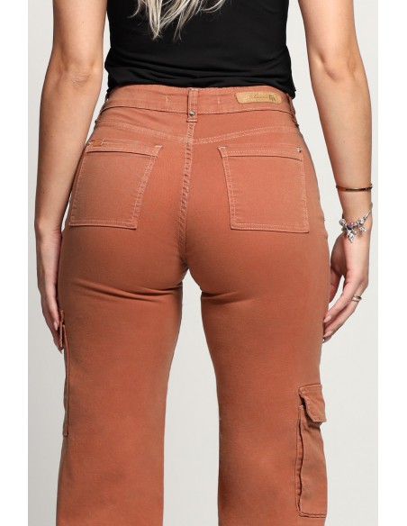 Jeans Palazzo Cargo 3846-71 otoño invierno