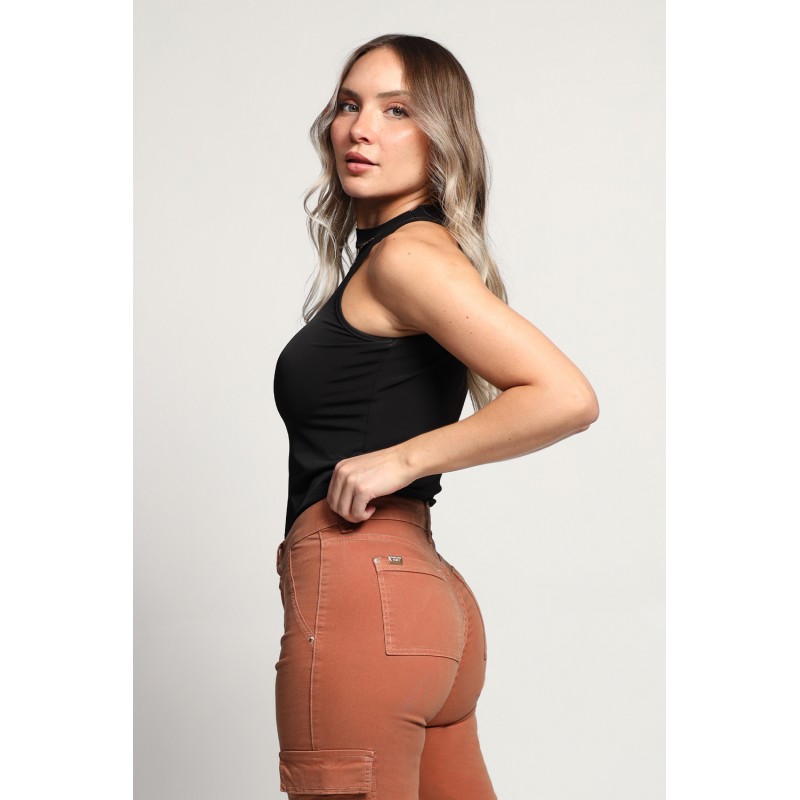 Jeans Palazzo Cargo 3846-71 otoño invierno