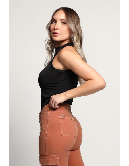 Jeans Palazzo Cargo 3846-71 otoño invierno