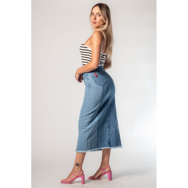 Falda Maxi Bicolor Rachell 3439 2