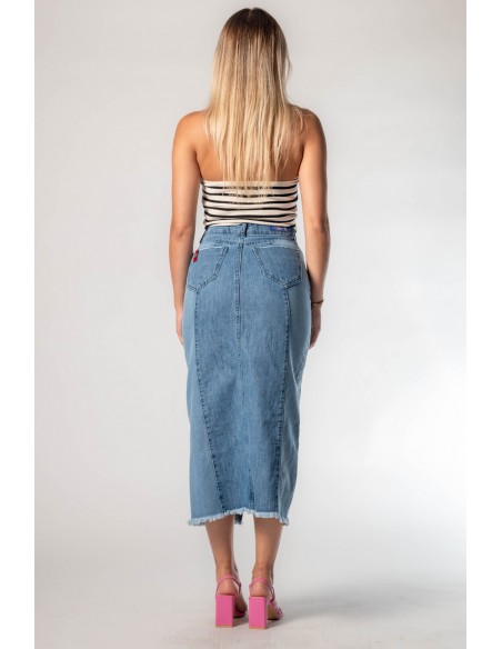 Falda Maxi Bicolor Rachell 3439