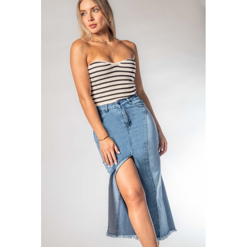 Falda Maxi Bicolor Rachell 3439