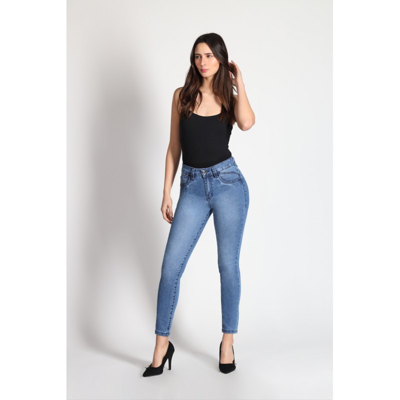 Jeans Skinny con Glitter 4021-90