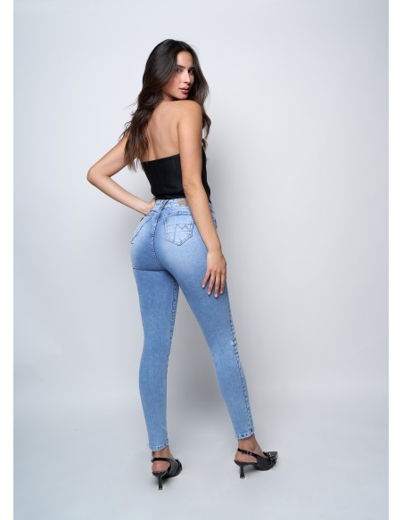 Jeans Skinny 4007-01 Efecto Faja