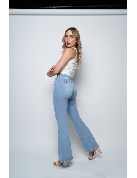 JEANS FLARE (Efecto Glitter) 4029-90