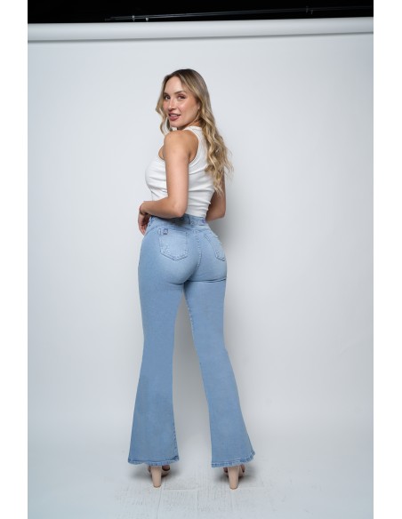 JEANS FLARE (Efecto Glitter) 4029-90