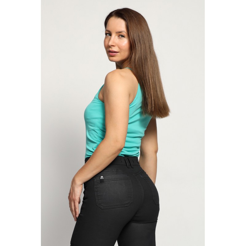 Jeans Cargo Eco cuero tachas  4251-60 otoño...