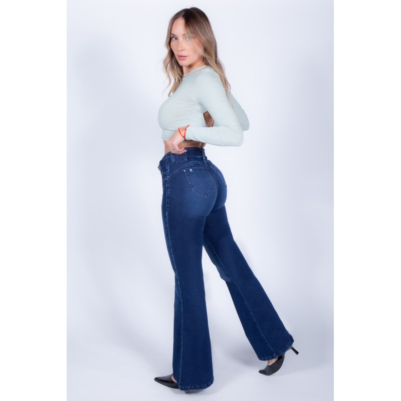 JEANS FLARE 4309 cinturón removible