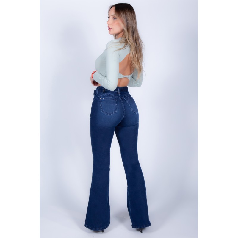 JEANS FLARE 4309 cinturón removible