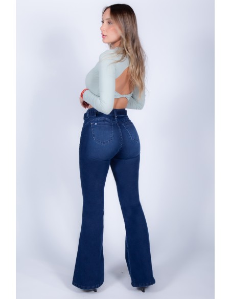 JEANS FLARE 4309 cinturón removible