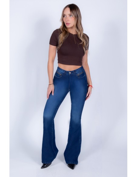JEANS FLARE 4313 EFECTO FAJA