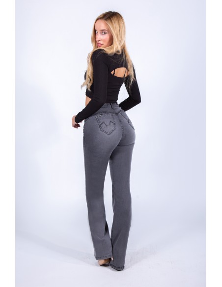 JEANS 4356-01 FLARE EFECTO FAJA