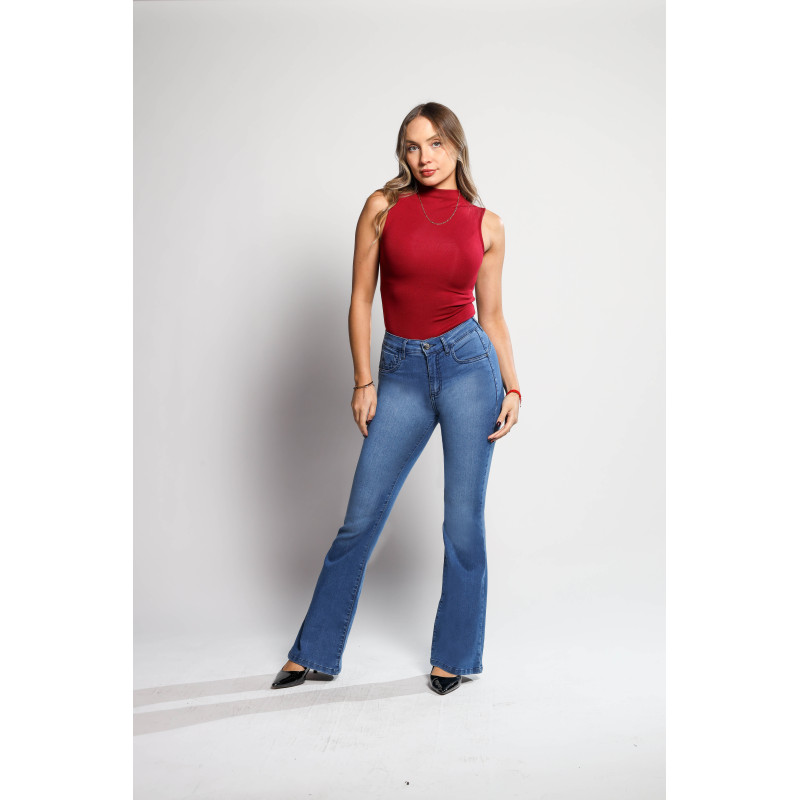 JEANS FLARE 4430 EFECTO FAJA