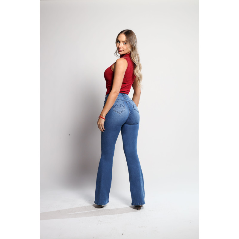 JEANS FLARE 4430 EFECTO FAJA