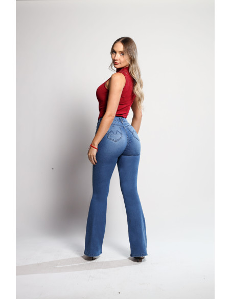 JEANS FLARE 4430 EFECTO FAJA
