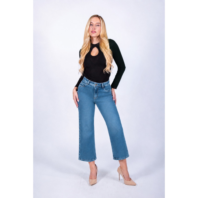 JEANS WIDE LEG CROP 4380-02