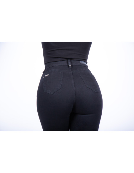 JEANS FLARE EFECTO FAJA 4355